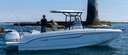 Открытый катер c подвесным мотором - Flyer 8 SPACEdeck - Bénéteau Motorboats - с центральной консолью / для спортивной рыбалки / для водных лыж