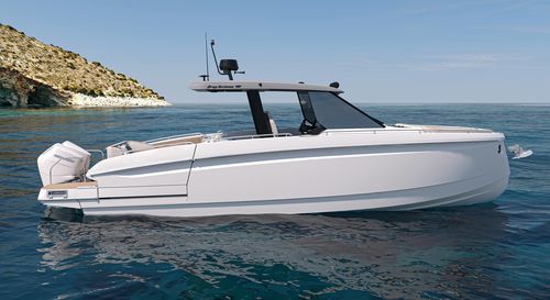 Быстроходный катер с внутренним мотором - Gran Turismo 40 Open - Bénéteau Motorboats - открытый / подвесной и транцевый гребной агрегаты / 1 каюта
