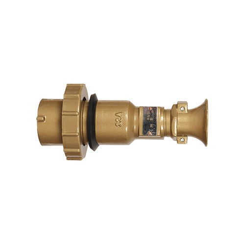 Морская электрическая розетка - 32A brass plug - Haixing Maritime Electric Group - внутренняя резьба / наружная резьба