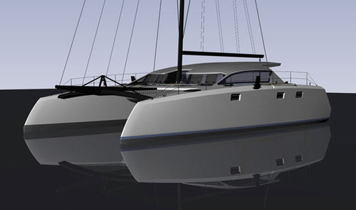Катамаран - Raku 44 - Nautisch Centrum Delfzijl - круизный / 2 каюты / с двойным пером руля