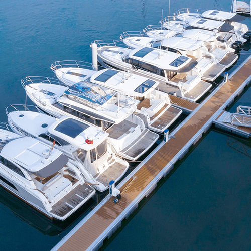 Плавучий док - Hong Kong Horizon Marine Industry Co. Limited - для причаливания / для яхтенной стоянки / алюминиевый сплав