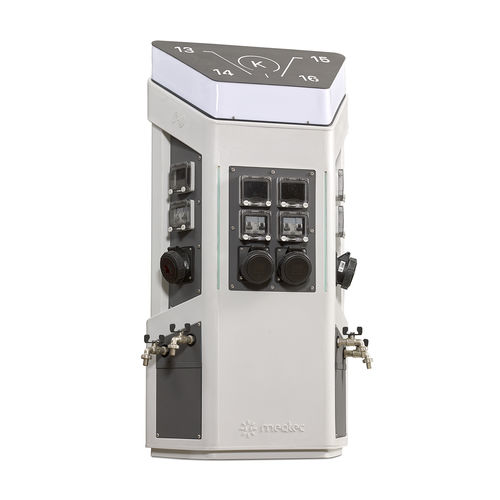 Стойка для распределения воды - Trima XL - MEQTEC TECHNOLOGIES - для распределения электроэнергии / со встроенным освещением / для оплаты