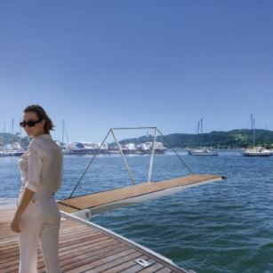 Мосток для катера - PASSARELA HIDR&Aacute;ULICA - Hydreco Marine - телескопический / с дистанционным управлением