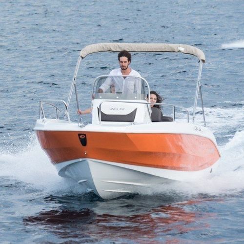 Открытый катер c подвесным мотором - 53 - IDEA MARINE - с центральной консолью / макс. 6 человек / солнечная ванна