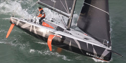 Парусник на подводных крыльях - Figaro BENETEAU 3 - Bénéteau Sailboats - однотипный / из стекловолокна / с двойным пером руля