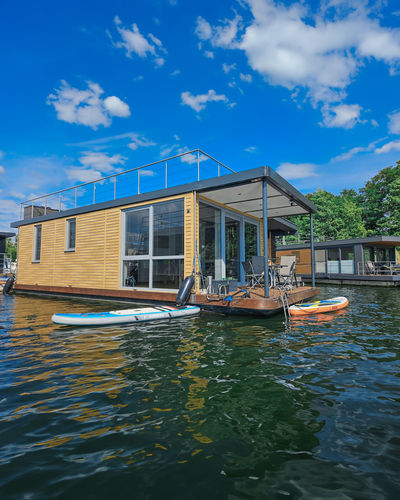 Барка тримаран - ECO - BARKMET BOATS - c подвесным мотором / дизельная / электрическая