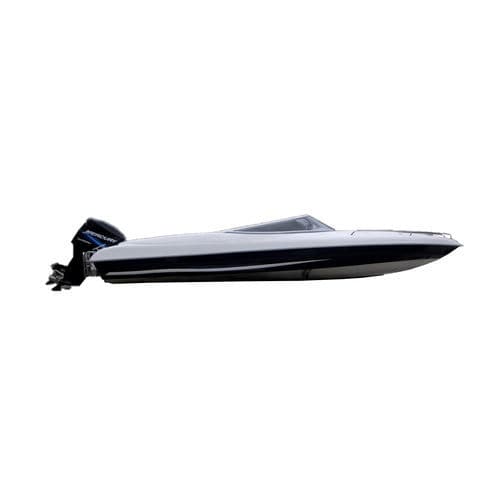 Моторная лодка с каютой c подвесным мотором - V600 S - Boatbuilding Motor Yacht Sp. Z o.o. - жесткий корпус / открытая / с двойной консолью