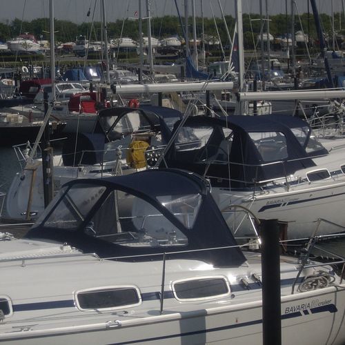 Крыша рубки для парусника - Bavaria 30 - KAPELL ANNAT - для кокпита / синяя