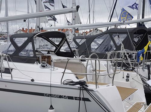 Крыша рубки для парусника - Bavaria 34 - KAPELL ANNAT - для кокпита / конструкция из нержавеющей стали / черная