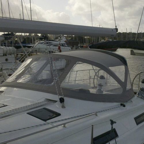 Крыша рубки для парусника - Bavaria 40 - KAPELL ANNAT - для кокпита / конструкция из нержавеющей стали / серая