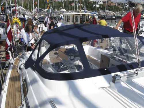 Крыша рубки для парусника - Bavaria 43 - KAPELL ANNAT - для кокпита / конструкция из нержавеющей стали / черная