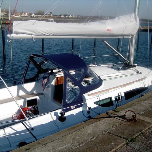 Крыша рубки для парусника - Sun Odyssey 32 - KAPELL ANNAT - для кокпита / конструкция из нержавеющей стали / синяя