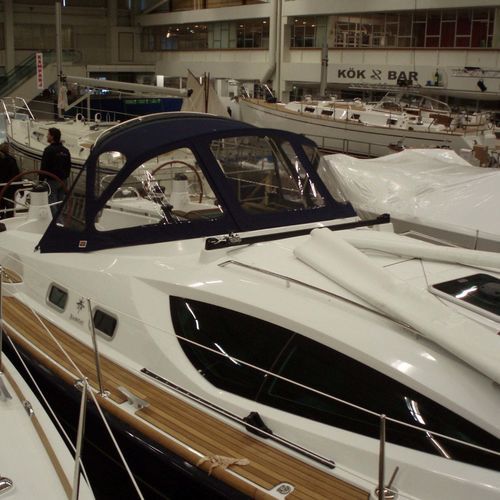 Крыша рубки для парусника - Sun Odyssey 39 DS - KAPELL ANNAT - для кокпита / конструкция из нержавеющей стали / синяя
