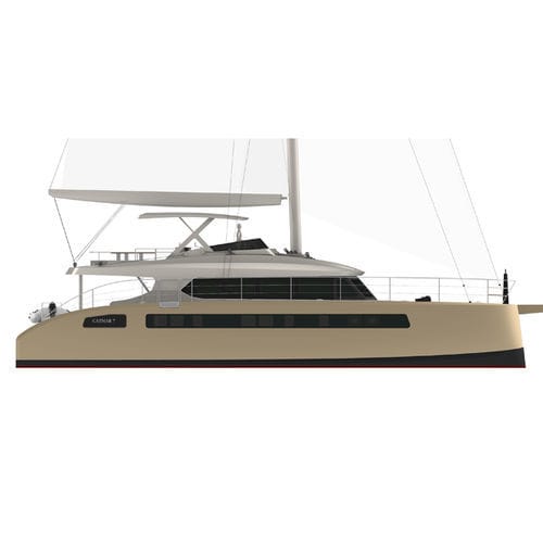 Парусная яхта катамаран - CATAMARIS® EXPLORER 71 - Catamaris - крупная круизная / 4 каюты / 8 спальных мест