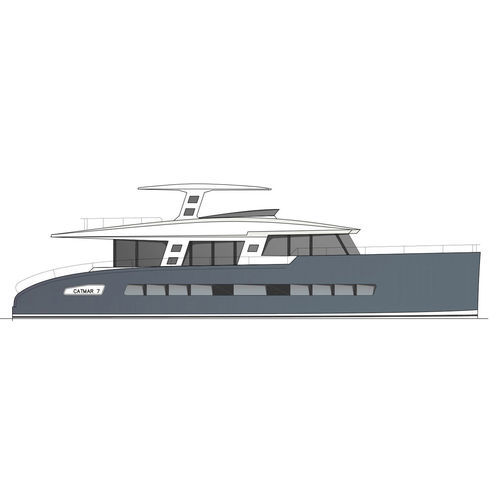 Моторная яхта катамаран - CATAMARIS® 78 POWER - Catamaris - крупная круизная / оффшорная / для экспедиций