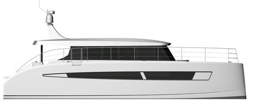 Моторная яхта катамаран - CATAMARIS® 55 MOTOR - Catamaris - крупная круизная / траулер / традиционная