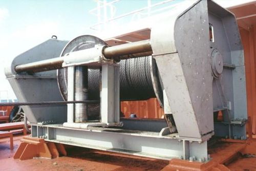 Лебедка для судна - PW-180-LSABC-SI4(1350) - Petrel International - для поворотного невода / с гидравлическим приводом / простой барабан