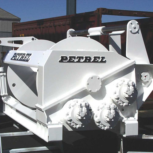 Лебедка для судна - TW-220-SAB-SI4(2100) - Petrel International - траловая / с гидравлическим приводом / простой барабан