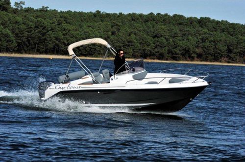 Открытый катер c подвесным мотором - CAP FERRET 652 OPEN - B2 marine - с центральной консолью / макс. 6 человек / макс. 9 человек