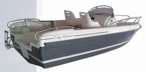 Моторная лодка с каютой с внутренним мотором - Cap-Ferret 472 - B2 marine - открытая / с центральной консолью / с кабиной
