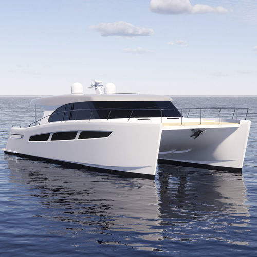 Моторная яхта катамаран - 55  - Lightwave Yachts - круизная / хардтоп / 4 каюты