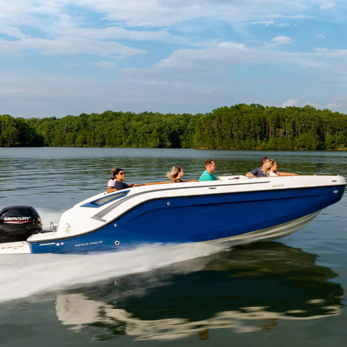 Палубная лодка c подвесным мотором - DX2200 - Bayliner - открытая / боурайдер / с боковой консолью