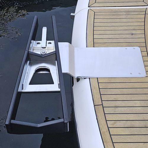 Расширение платформы для катера - NDEXT-XXXL-Elevator 7 - NORDAV - NORWEGIAN SWIVEL DAVIT SYSTEM - для яхты / для вспомогательной шлюпки / из нержавеющей стали