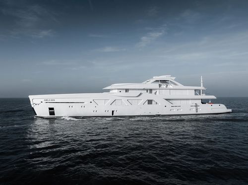 Круизная мега-яхта - 6009 - Amels - с приподнятой рулевой рубкой / с бассейном