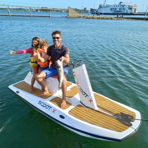 Электрический водный мотоцикл - Scoot-X - WATT & BOAT - сидячий / трехместный / 10 - 20 л.с.