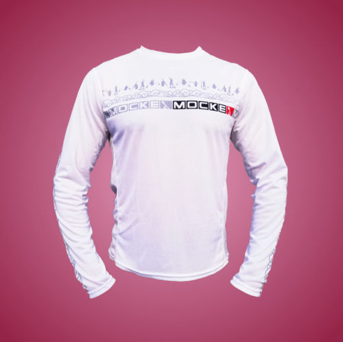 Топ из лайкры с длинными рукавами - LS FLY DRY WHITE - Mocke