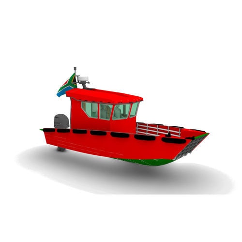 Профессиональный катер десантный катер - SHERPA 8 - KND Naval Design - с внутренним мотором / c подвесным мотором / из алюминия