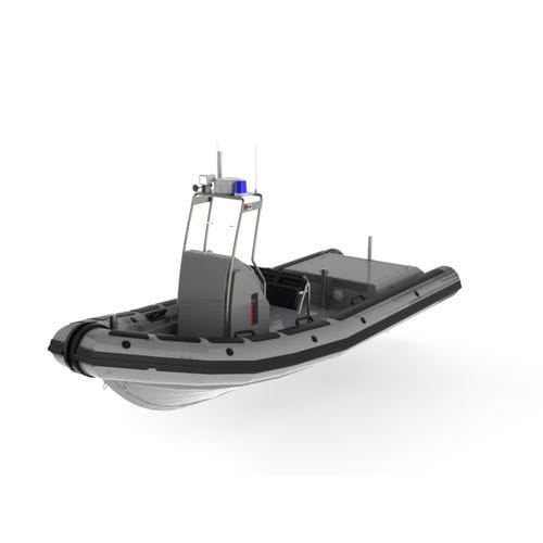 Профессиональный катер катер береговой охраны - Navigator 720 IBM - KND Naval Design - с внутренним мотором / из алюминия / RIB