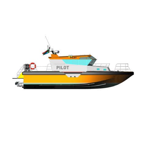 Профессиональный катер лоцманский катер - Reef Runner 15 - KND Naval Design - водомет для установки на борту / c подвесным мотором / из алюминия