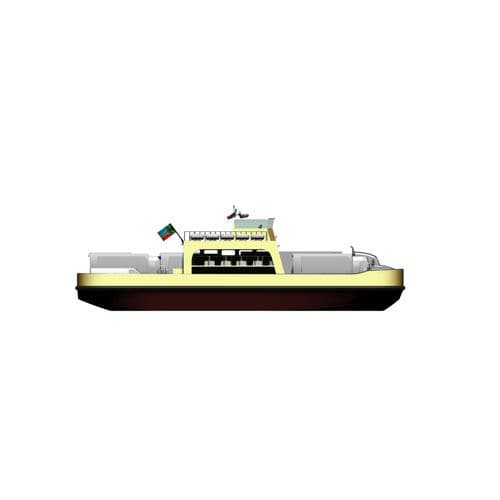 Пассажирский паром Ro-Ro - SHUTTLE 30 - KND Naval Design - катамаран / из стали