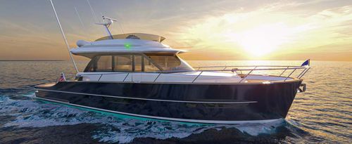 Моторная яхта для спортивной рыбалки - 63 - Burger Boat Company - с флайбриджем / POD IPS / 3 каюты