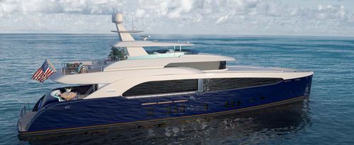 Круизная супер-яхта - 112' RPH - Burger Boat Company - с приподнятой рулевой рубкой / 4 каюты / корпус водоизмещающего типа