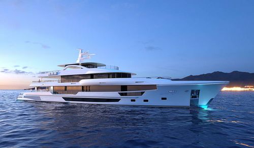 Круизная мега-яхта - 180 - Burger Boat Company - с приподнятой рулевой рубкой