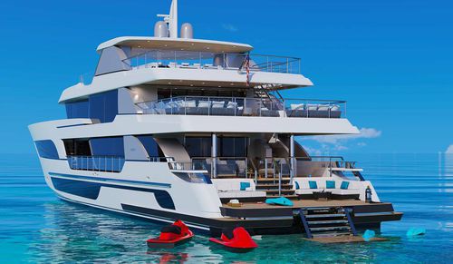 Круизная супер-яхта - 142' ATRIUM - Burger Boat Company - с рулевой рубкой / из алюминия