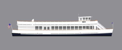 Круизный пассажирский паром - LENA - Burger Boat Company - из стали / для туристической прогулки