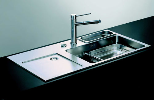 Прямоугольная кухонная раковина - Gastronorm Sink 980 - GN ESPACE GALLEY SOLUTIONS LTD. - из нержавеющей стали / для катера