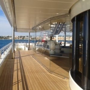 Остекление для яхты - GL YACHTVERGLASUNG GMBH - огнестойкое
