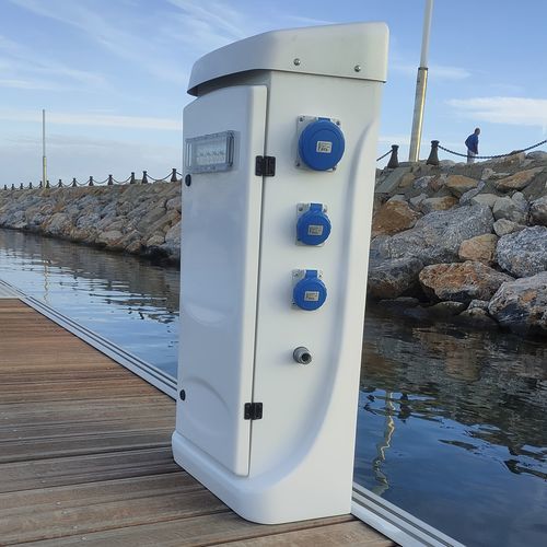 Стойка RFID - DORY - GCEI FRANCE - для распределения электроэнергии / для распределения воды / для понтона