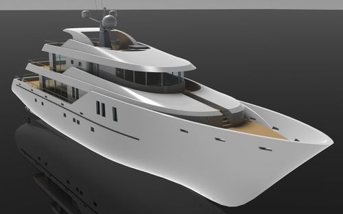 Круизная супер-яхта - 50m - Brythonic Yachts - из стали / алюминий