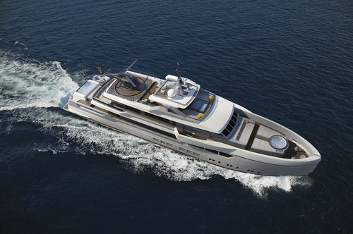Круизная супер-яхта - 45m - Brythonic Yachts - из стали / алюминий / с бассейном