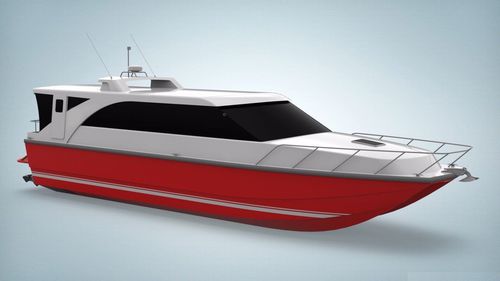 Быстроходный катер катамаран - 17m - Brythonic Yachts - реактивный / двухмоторный / хардтоп