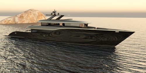 Круизная мега-яхта - Alpha Tango - Brythonic Yachts - с флайбриджем / с приподнятой рулевой рубкой / 5 кают