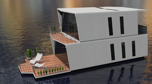 Барка катамаран - Brythonic Yachts - с внутренним мотором / 4 каюты