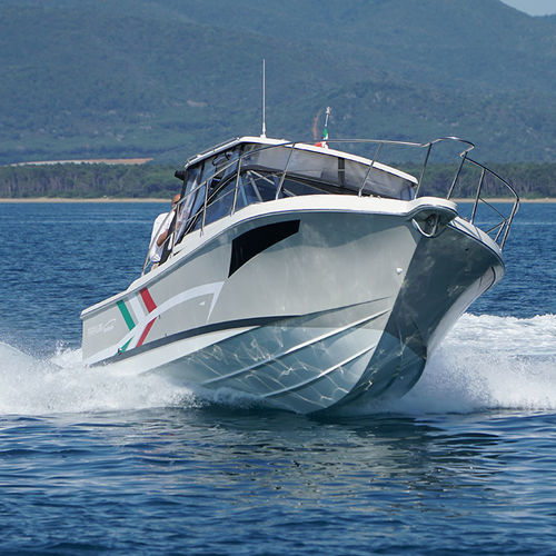 Рыболовно-прогулочный катер c подвесным мотором - T280 Fuoribordo - Tuccoli - Technology Boats - двухмоторный / корпус глиссирующего типа / хардтоп