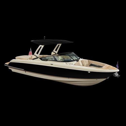 Небольшой катер с поворотно-откидной колонкой - SPORTSTER 28 - Chris Craft - с двойной консолью / боурайдер / открытый