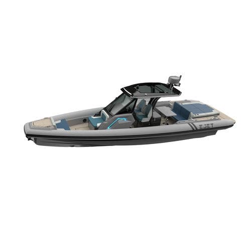 Надувная лодка с внутренним мотором - 9x - EJET Electric Yacht Tenders - электрическая / полужесткая / с откидным верхом